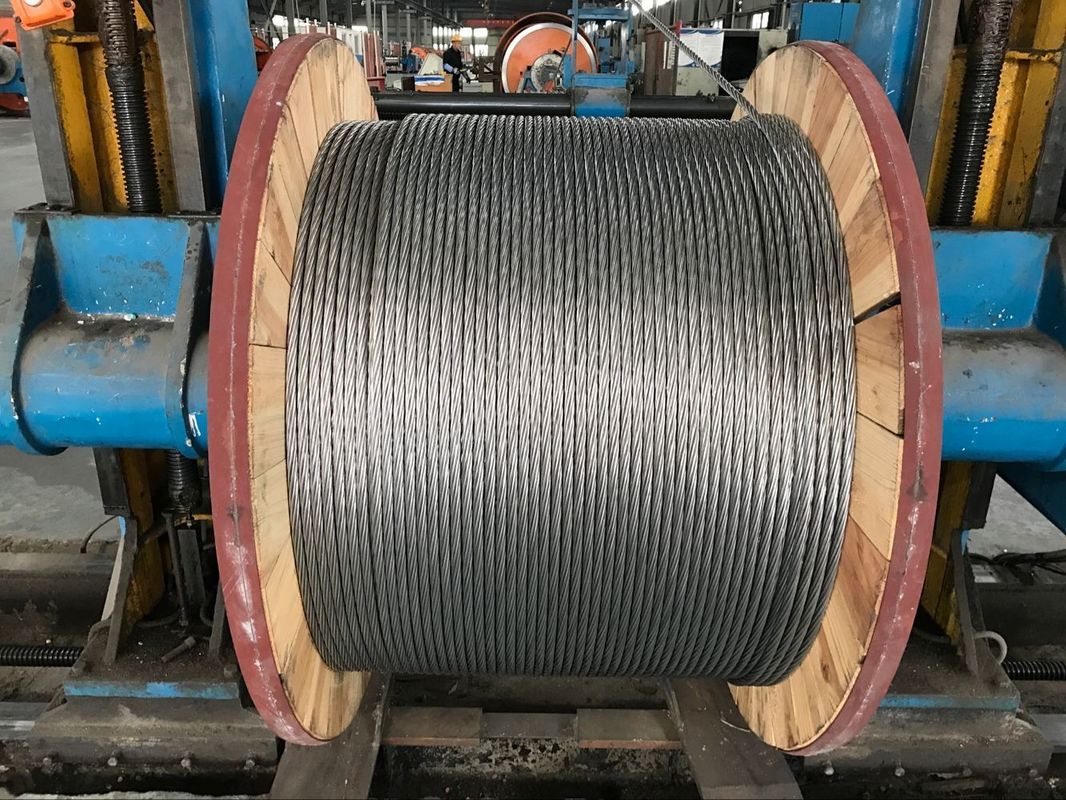 Corrosion Resistance EHS Galvanized Guy Wire 3 8 Inch ASTM A 475 Packed 5000 Ft/Drum
